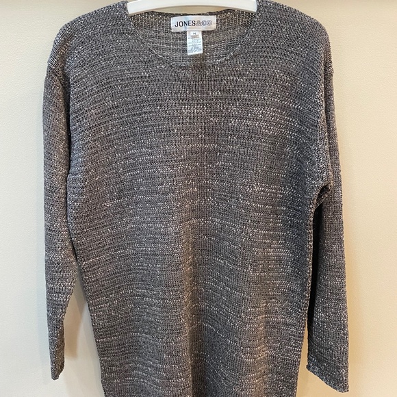 Sweater, Jones & Co., size Medium, silver-grey - Picture 1 of 3